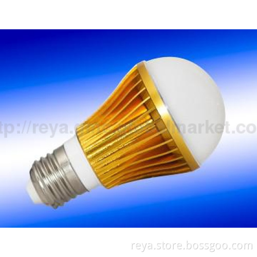 9W Cool White LED Bulb-golden shell